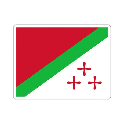 Flag of Katanga (Congo) STICKER Vinyl Kiss-Cut Decal 3 Inch White - The Sticker Space