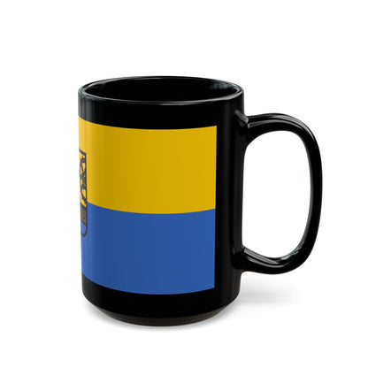 Flag of Katowice Poland - Black Coffee Mug-The Sticker Space