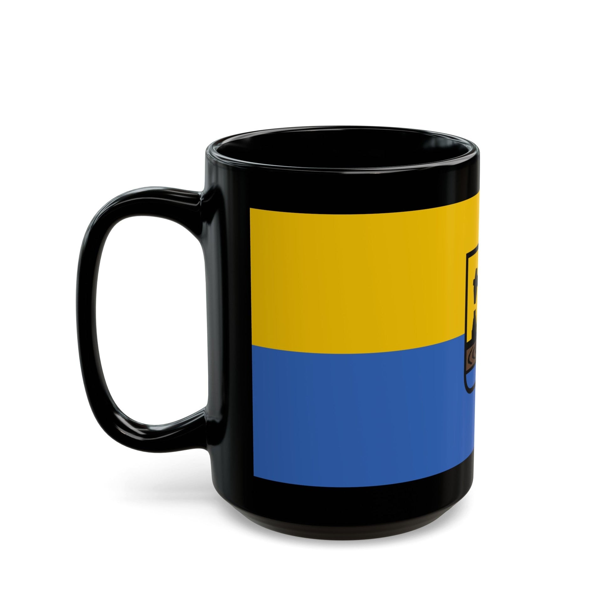 Flag of Katowice Poland - Black Coffee Mug-The Sticker Space