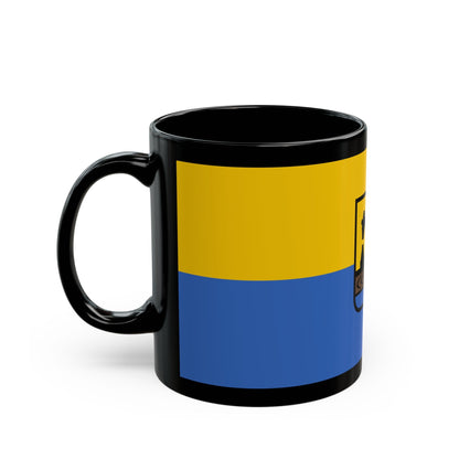 Flag of Katowice Poland - Black Coffee Mug-The Sticker Space