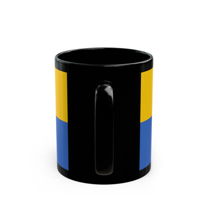 Flag of Katowice Poland - Black Coffee Mug-The Sticker Space