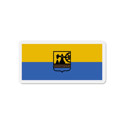 Flag of Katowice Poland - Die-Cut Magnet-4" x 4"-The Sticker Space