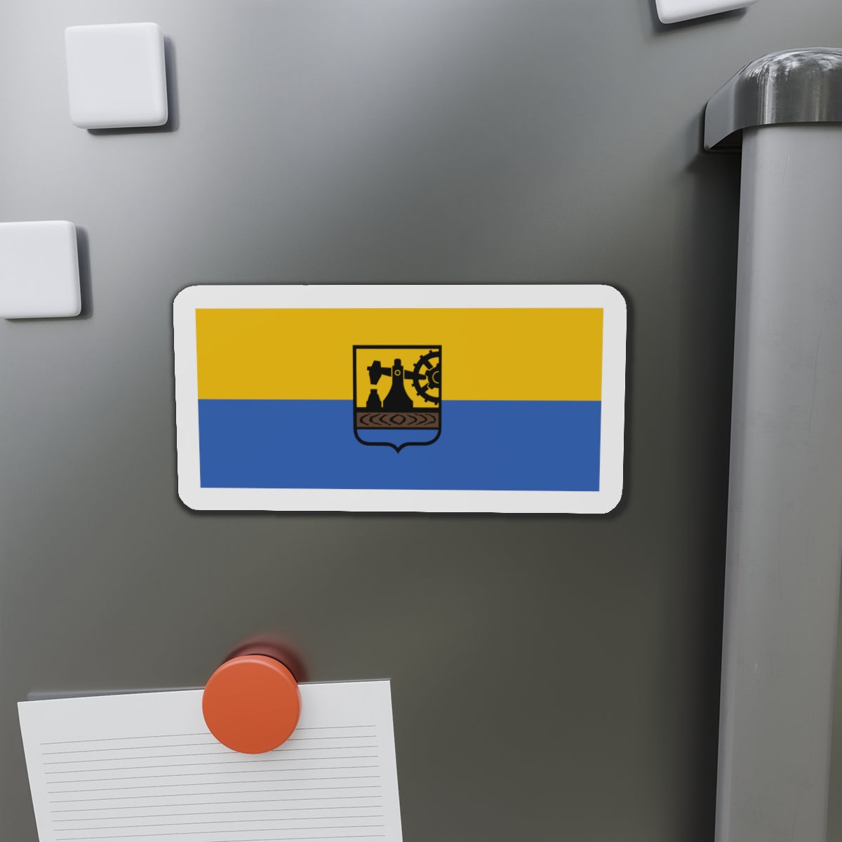 Flag of Katowice Poland - Die-Cut Magnet-The Sticker Space