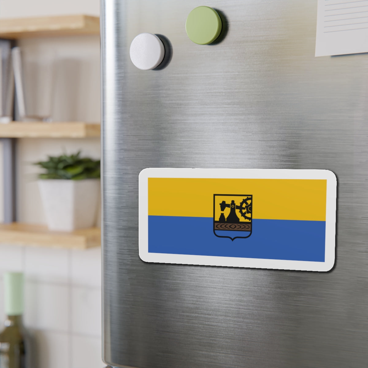 Flag of Katowice Poland - Die-Cut Magnet-The Sticker Space