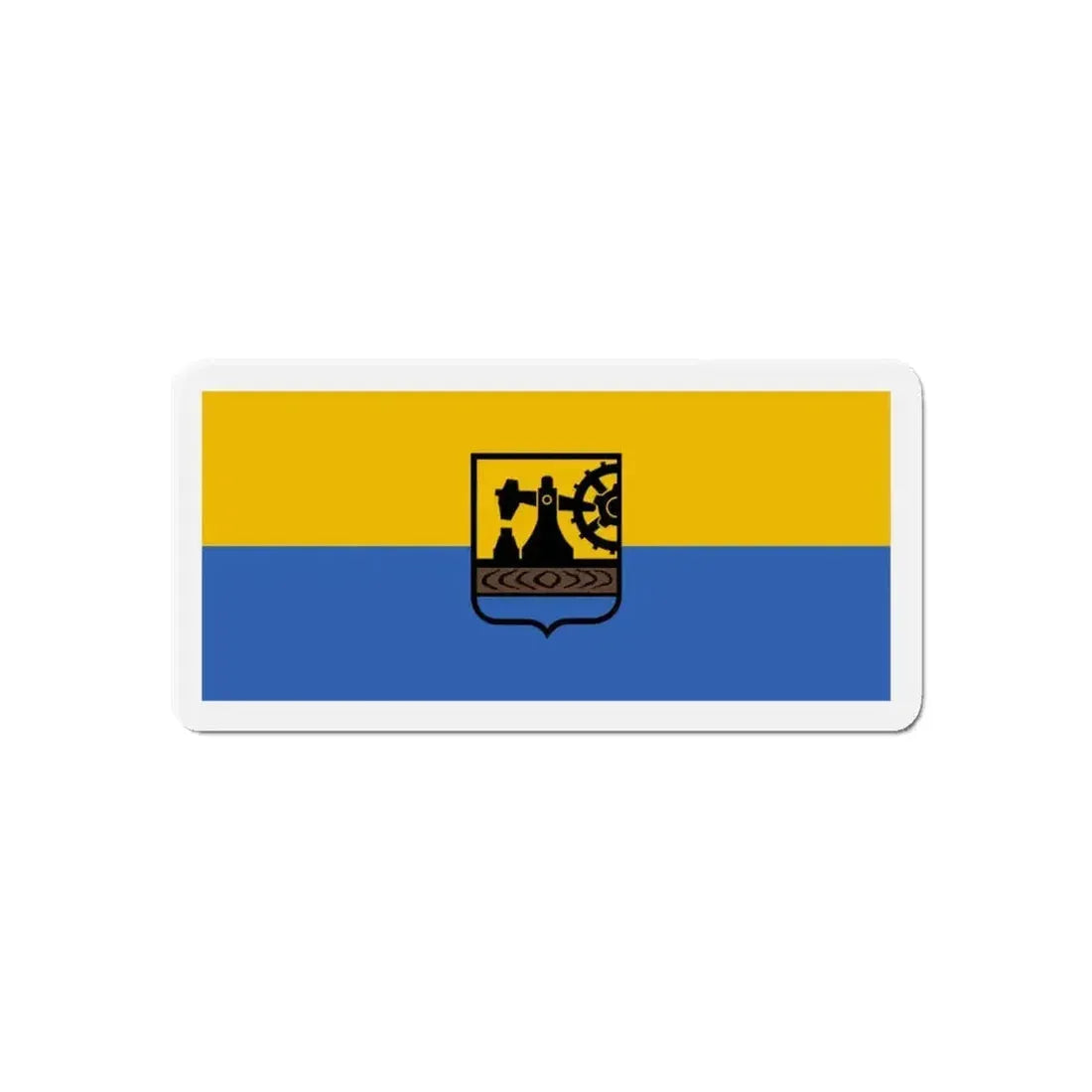 Flag of Katowice Poland - Refrigerator Magnet - The Sticker Space