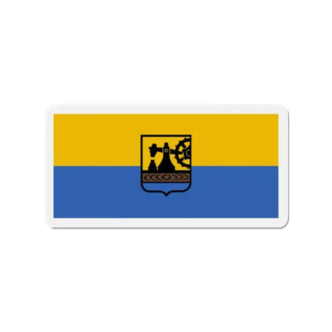 Flag of Katowice Poland - Refrigerator Magnet - The Sticker Space