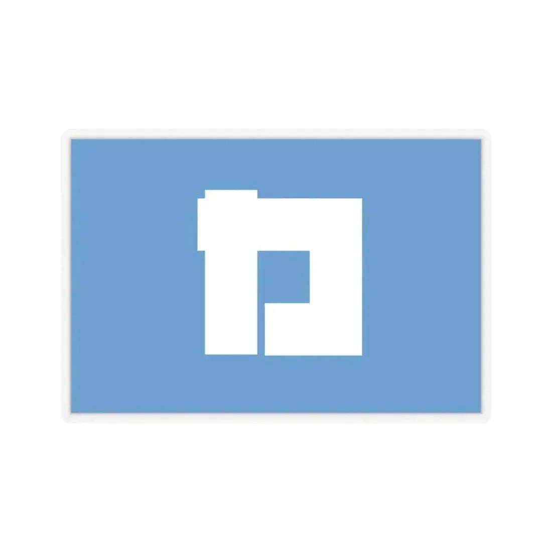 Flag of Katsushika ku Tokyo Japan - STICKER Vinyl Kiss-Cut Decal 6 Inch Transparent - The Sticker Space