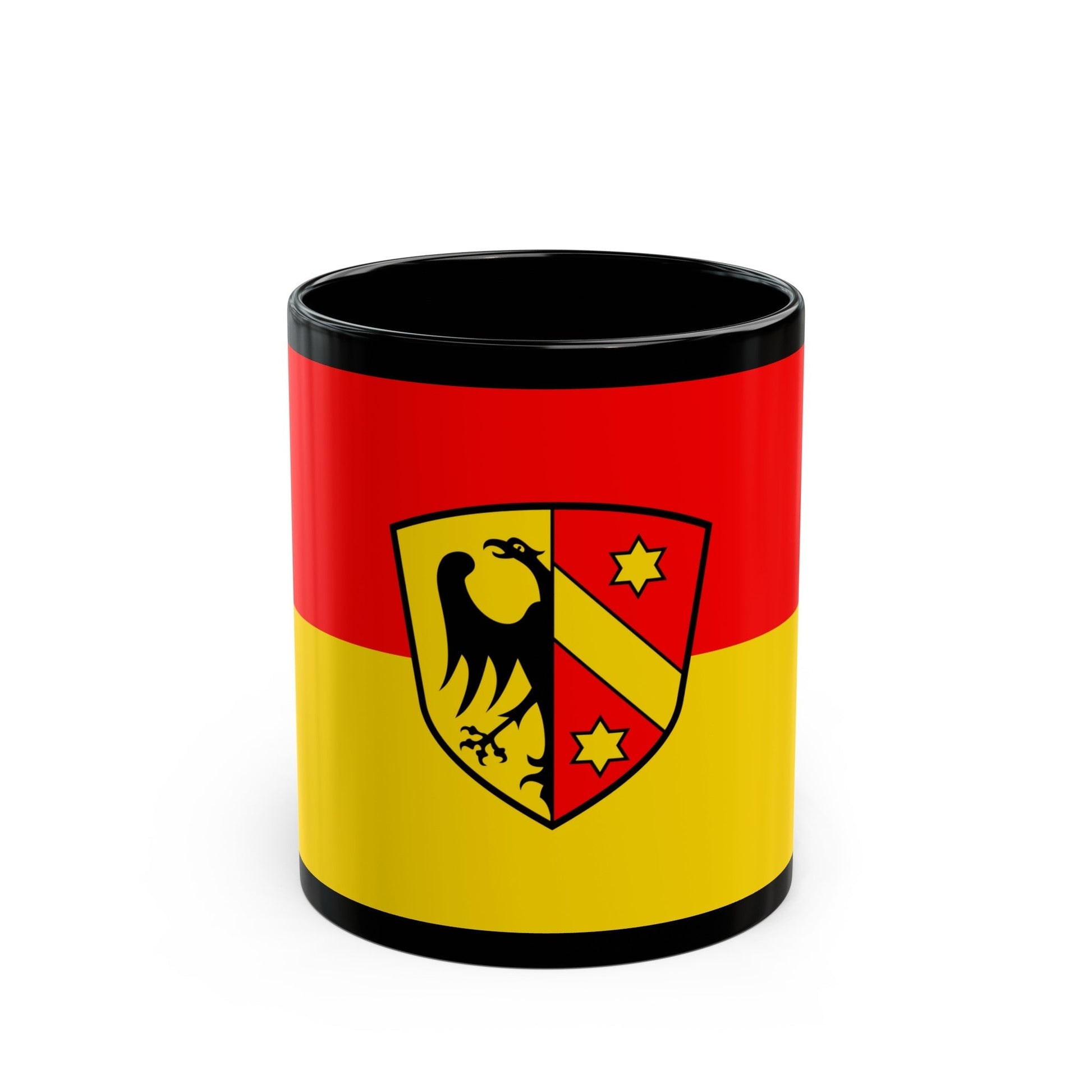 Flag of Kaufbeuren Germany - Black Coffee Mug-11oz-The Sticker Space