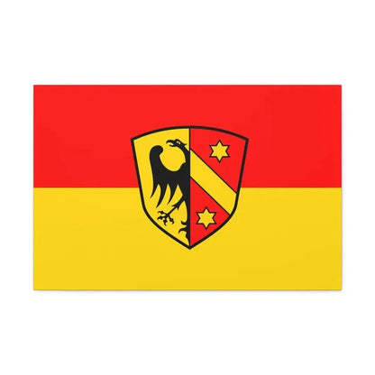 Flag of Kaufbeuren Germany - Canvas Wall Art 30" x 20" 1.25" - The Sticker Space