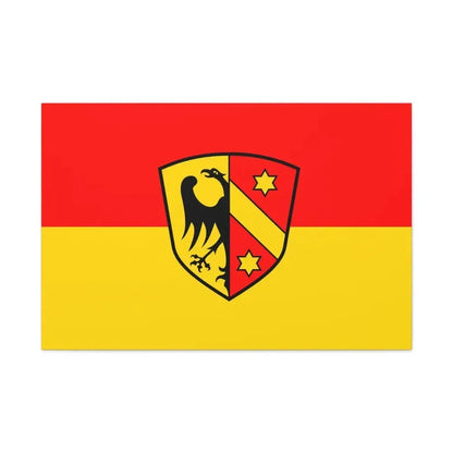 Flag of Kaufbeuren Germany - Canvas Wall Art 36" x 24" 1.25" - The Sticker Space