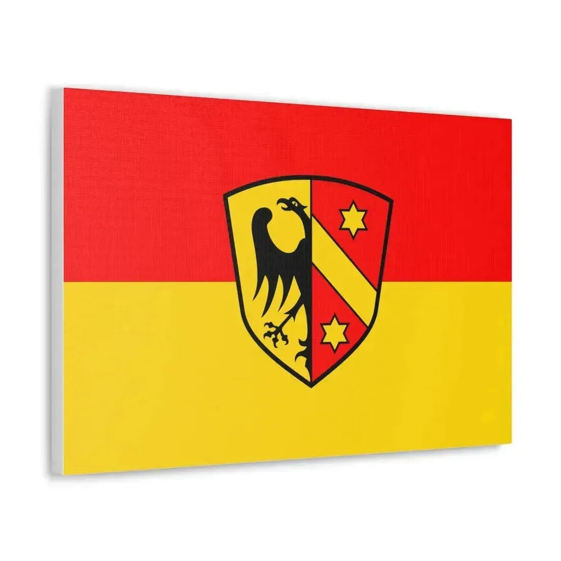 Flag of Kaufbeuren Germany - Canvas Wall Art - The Sticker Space