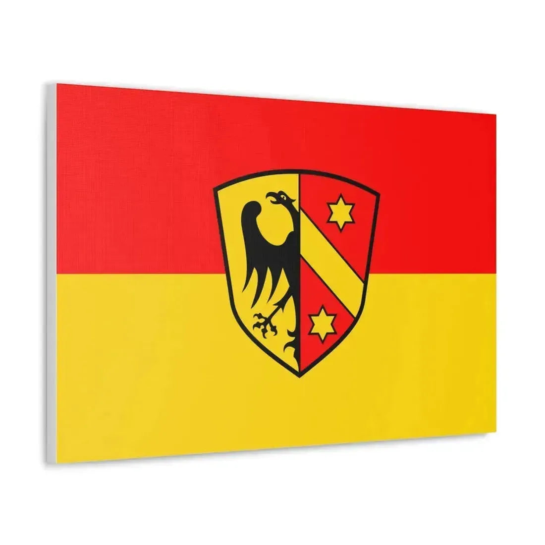 Flag of Kaufbeuren Germany - Canvas Wall Art - The Sticker Space