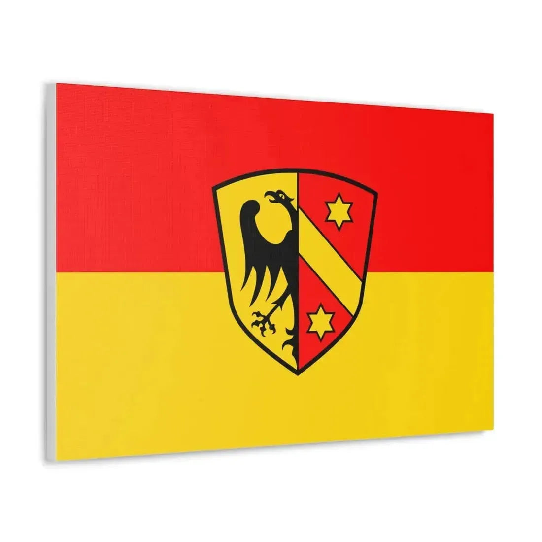 Flag of Kaufbeuren Germany - Canvas Wall Art - The Sticker Space