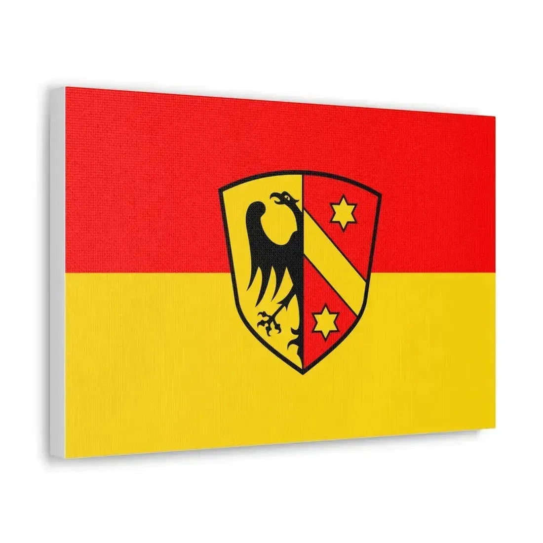 Flag of Kaufbeuren Germany - Canvas Wall Art - The Sticker Space
