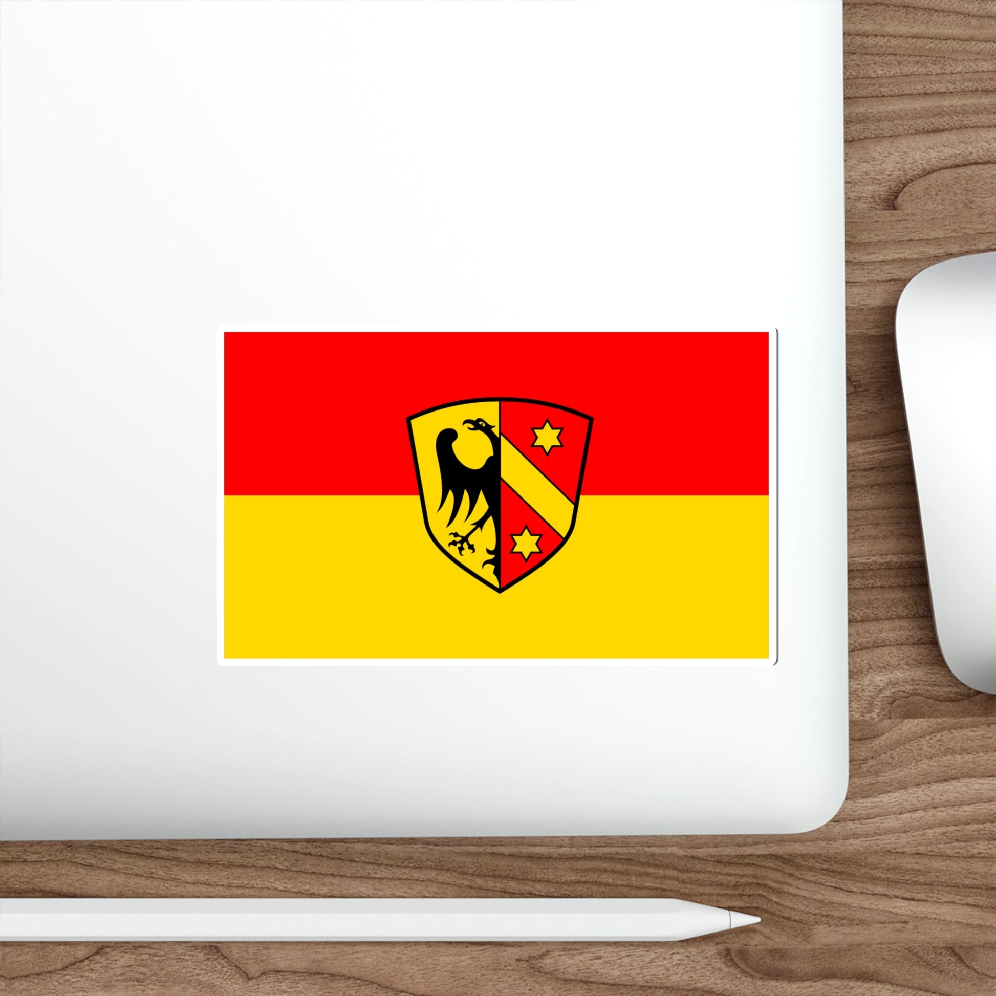 Flag of Kaufbeuren Germany STICKER Vinyl Die-Cut Decal-The Sticker Space