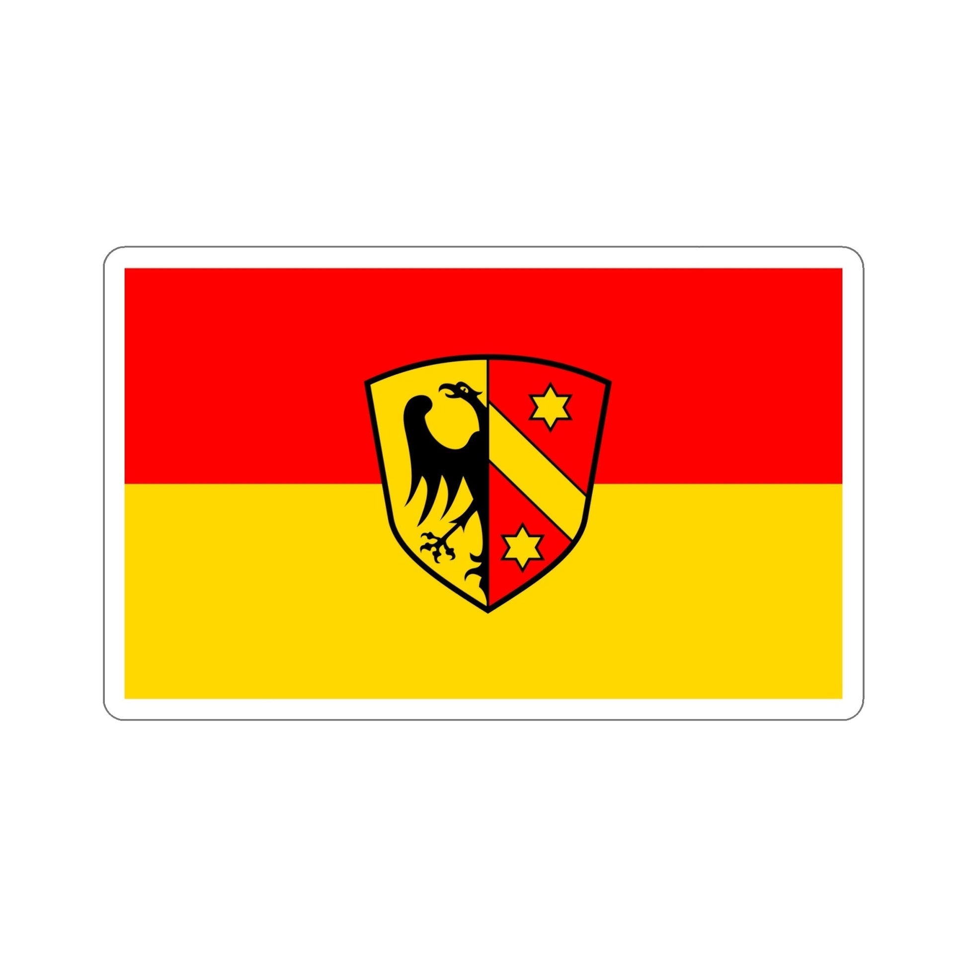 Flag of Kaufbeuren Germany STICKER Vinyl Die-Cut Decal-6 Inch-The Sticker Space