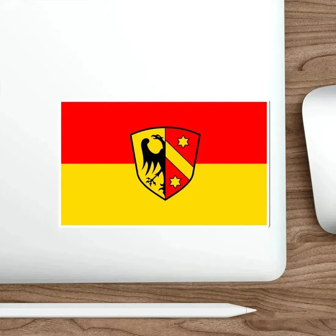 Flag of Kaufbeuren Germany STICKER Vinyl Die-Cut Decal - The Sticker Space