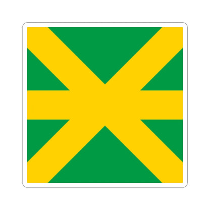 Flag of Kavlinge (Sweden) STICKER Vinyl Kiss-Cut Decal 2 Inch White - The Sticker Space