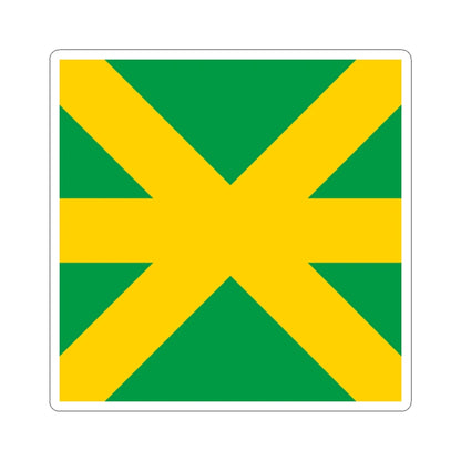 Flag of Kavlinge (Sweden) STICKER Vinyl Kiss-Cut Decal 3 Inch White - The Sticker Space