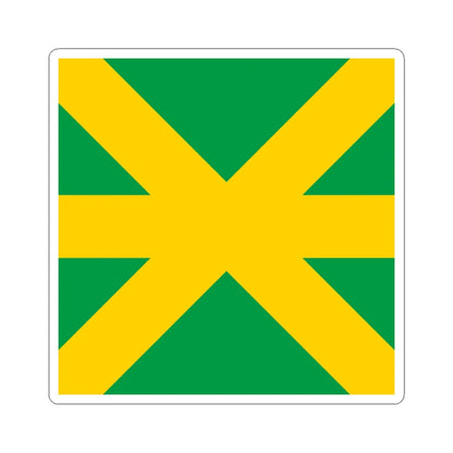 Flag of Kavlinge (Sweden) STICKER Vinyl Kiss-Cut Decal 6 Inch White - The Sticker Space