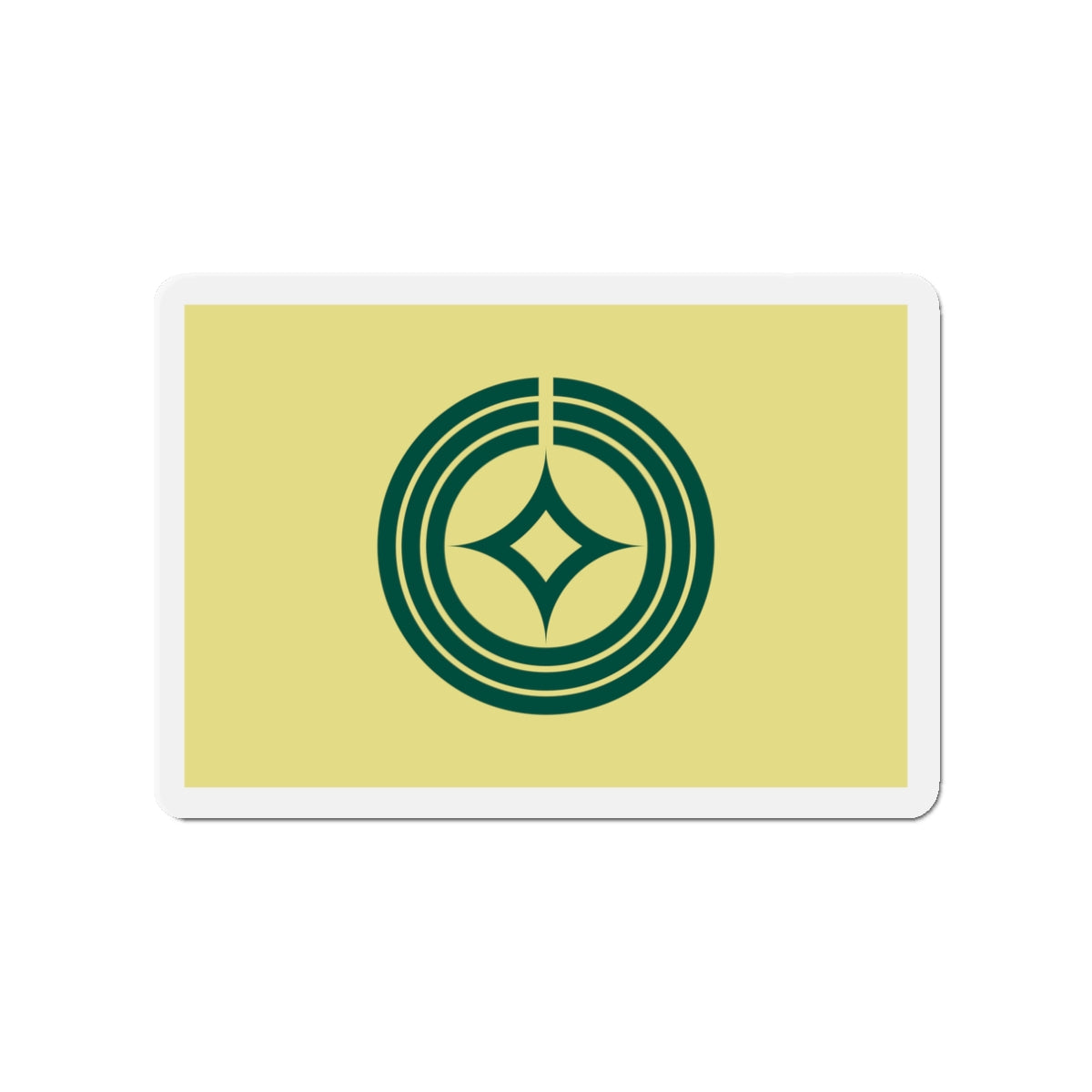 Flag of Kawaguchi Saitama Japan - Die-Cut Magnet-3" x 3"-The Sticker Space