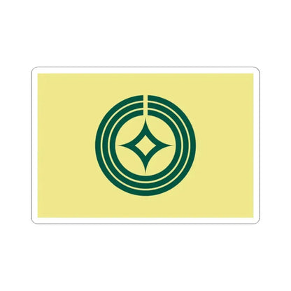 Flag of Kawaguchi Saitama Japan - STICKER Vinyl Kiss-Cut Decal 2 Inch White - The Sticker Space