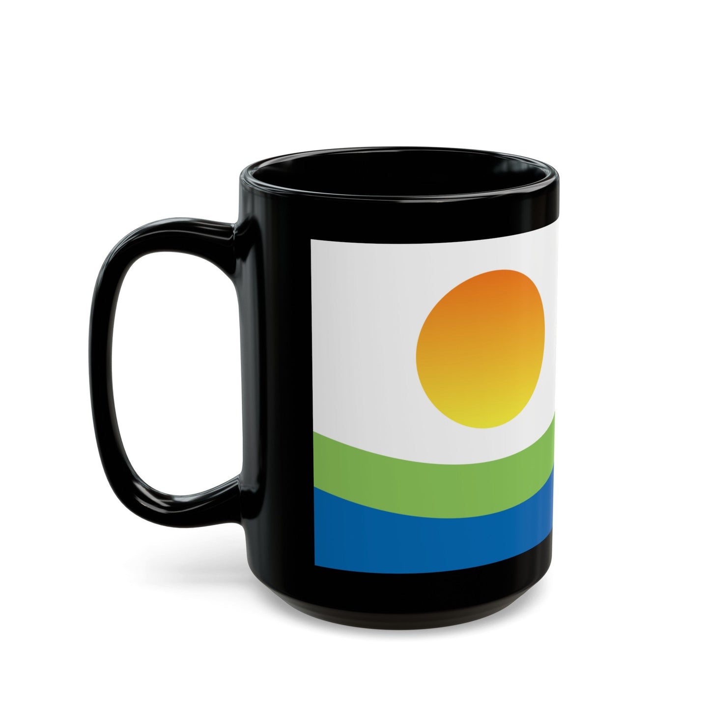 Flag of Kawartha Lakes Canada - Black Coffee Mug-The Sticker Space