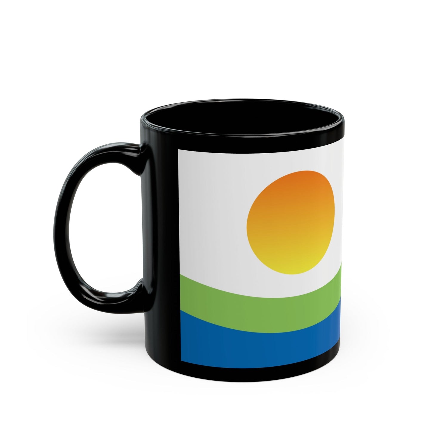 Flag of Kawartha Lakes Canada - Black Coffee Mug-The Sticker Space