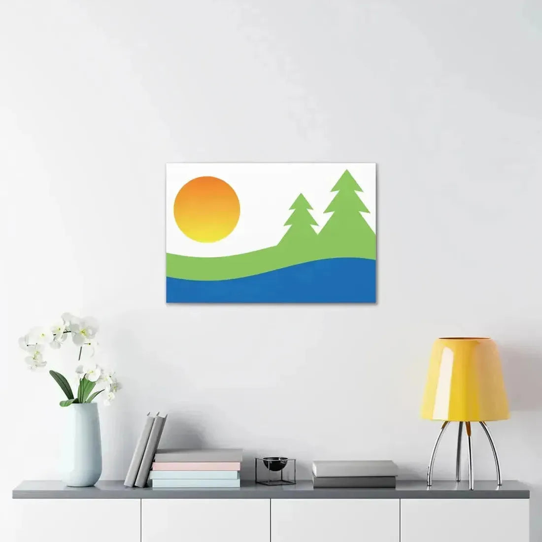 Flag of Kawartha Lakes Canada - Canvas Wall Art - The Sticker Space
