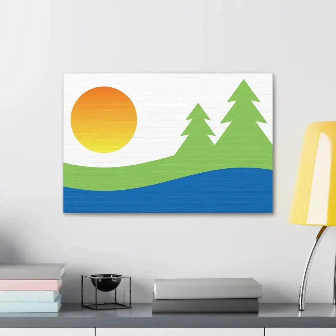 Flag of Kawartha Lakes Canada - Canvas Wall Art - The Sticker Space