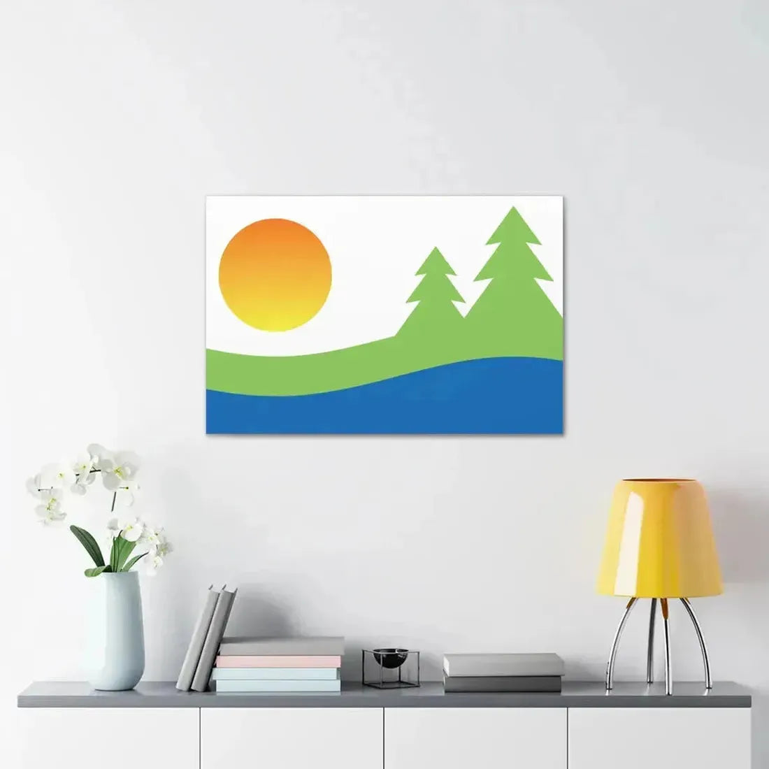 Flag of Kawartha Lakes Canada - Canvas Wall Art - The Sticker Space