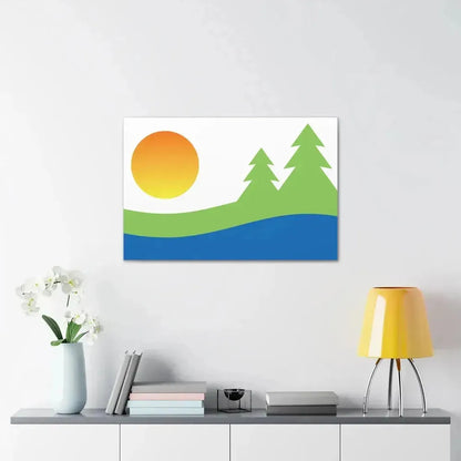 Flag of Kawartha Lakes Canada - Canvas Wall Art - The Sticker Space