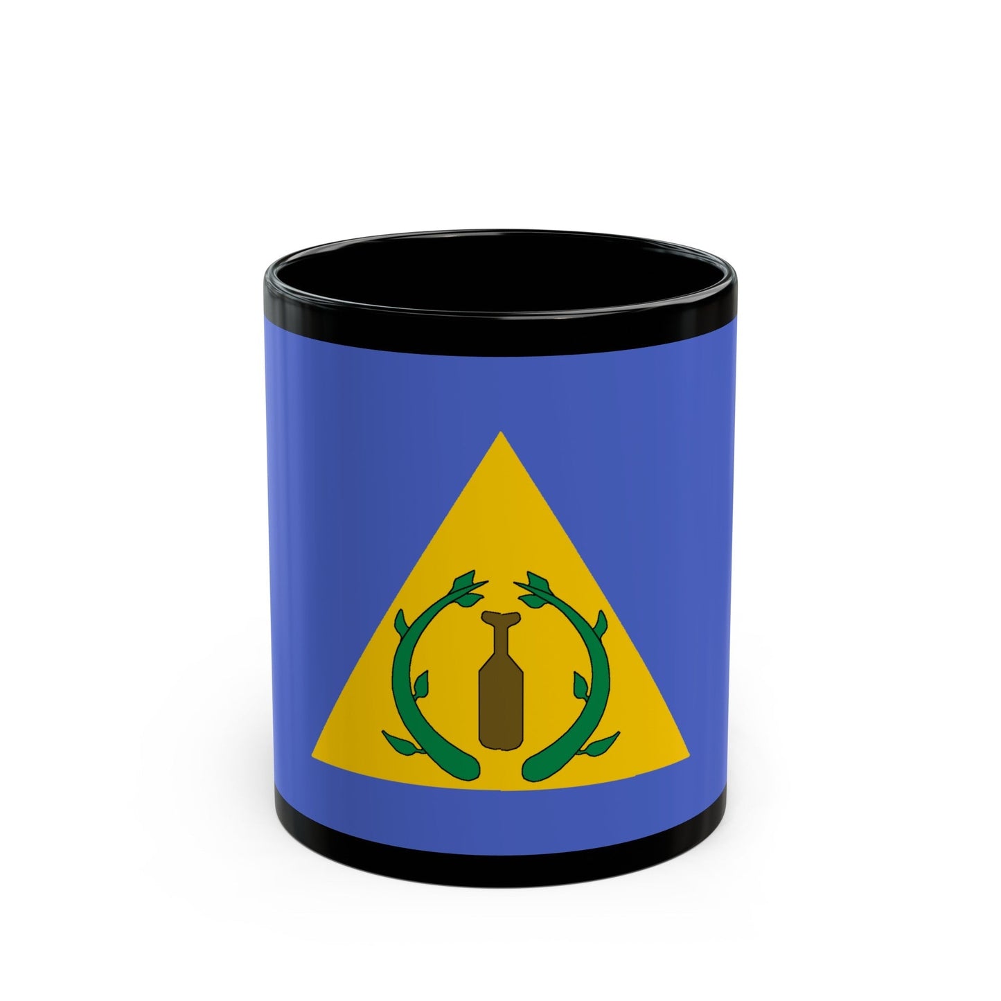 Flag of Kayangel Palau - Black Coffee Mug-11oz-The Sticker Space