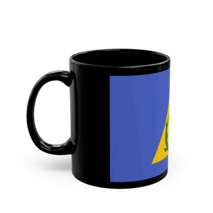 Flag of Kayangel Palau - Black Coffee Mug-The Sticker Space