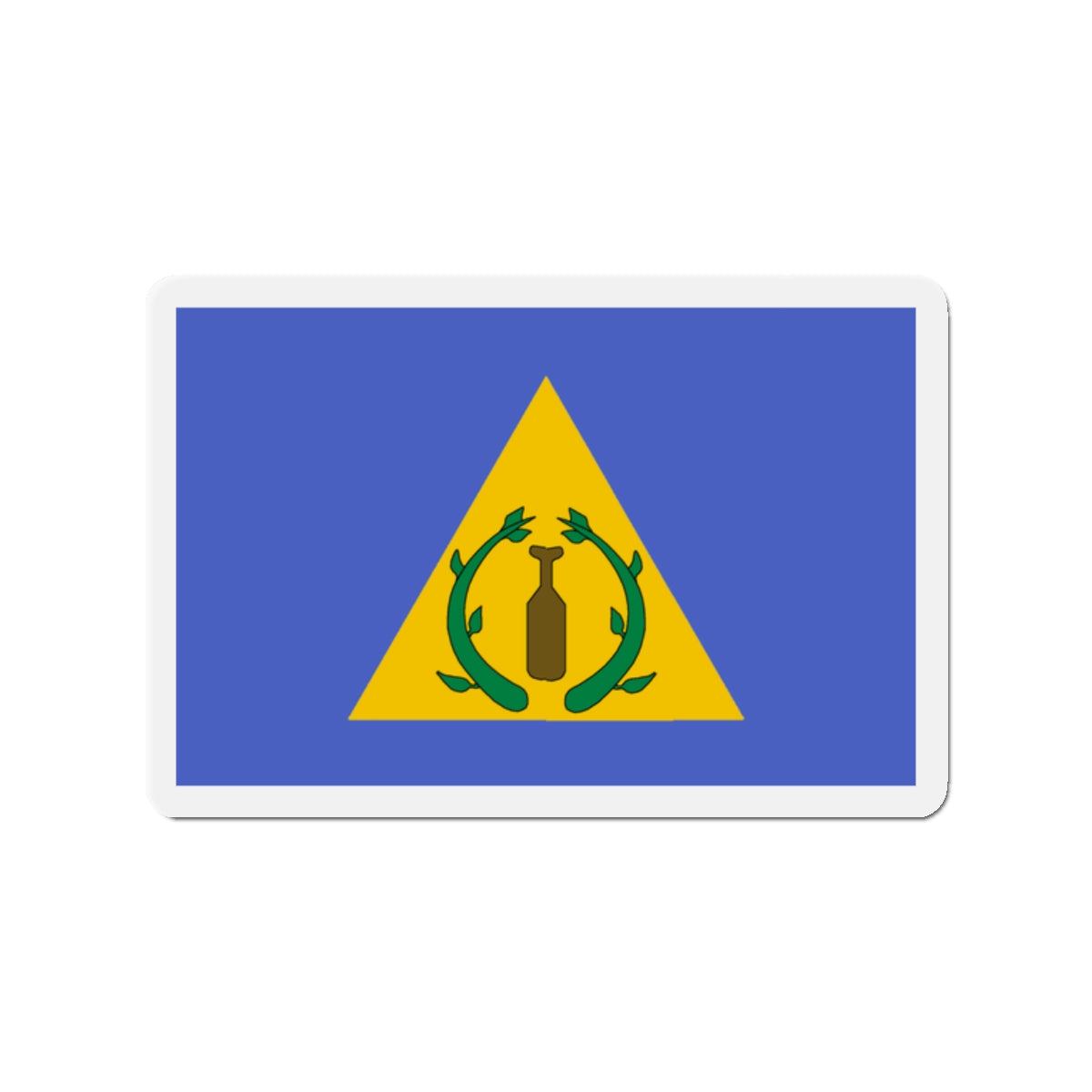 Flag of Kayangel Palau - Die-Cut Magnet-2" x 2"-The Sticker Space