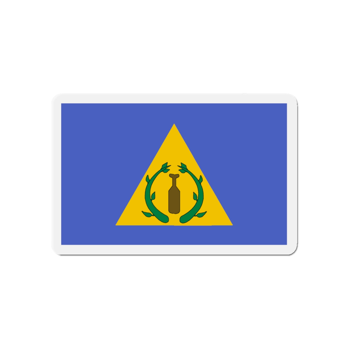 Flag of Kayangel Palau - Die-Cut Magnet-4" x 4"-The Sticker Space