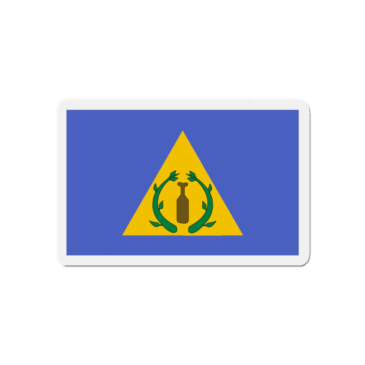 Flag of Kayangel Palau - Die-Cut Magnet-5" x 5"-The Sticker Space