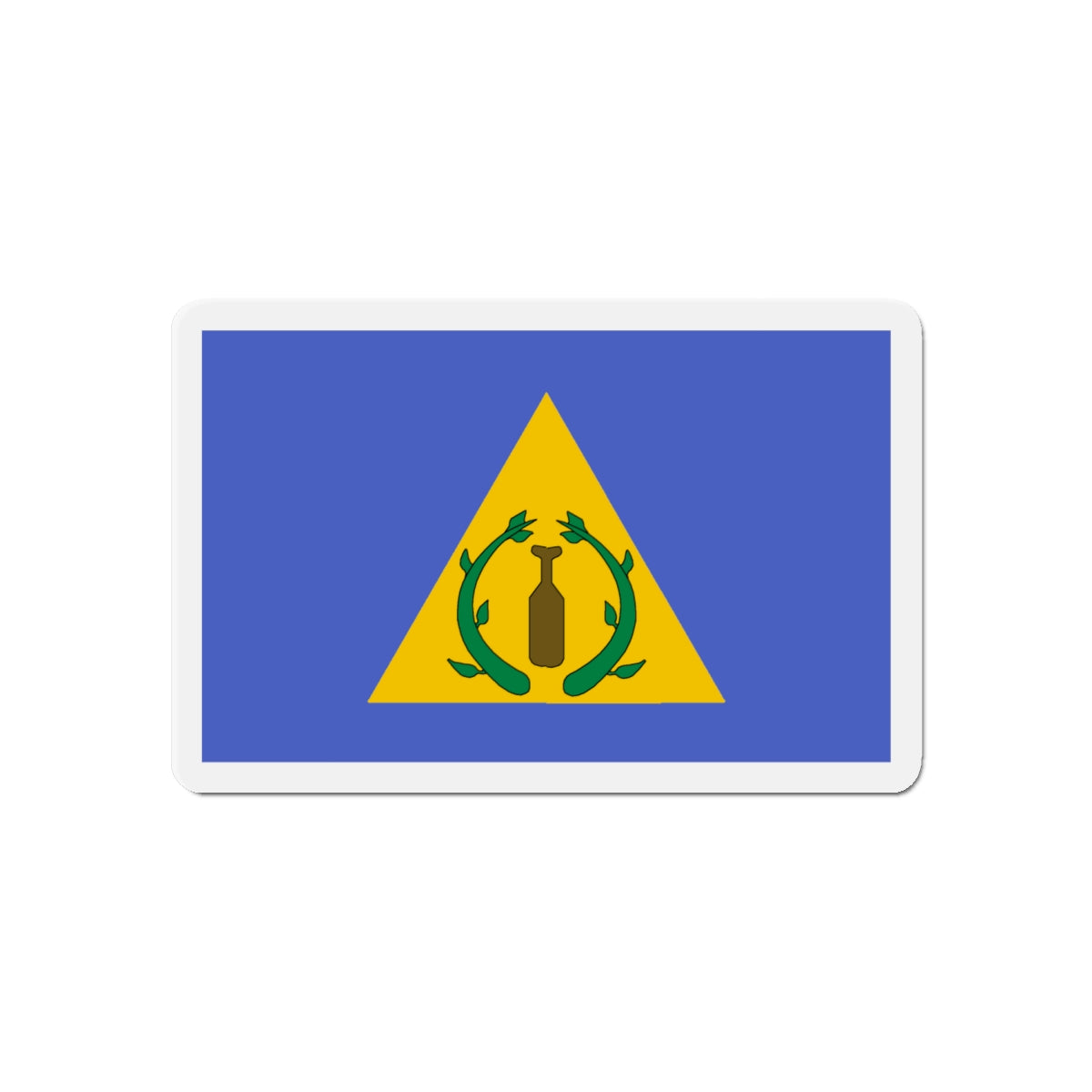 Flag of Kayangel Palau - Die-Cut Magnet-6 × 6"-The Sticker Space