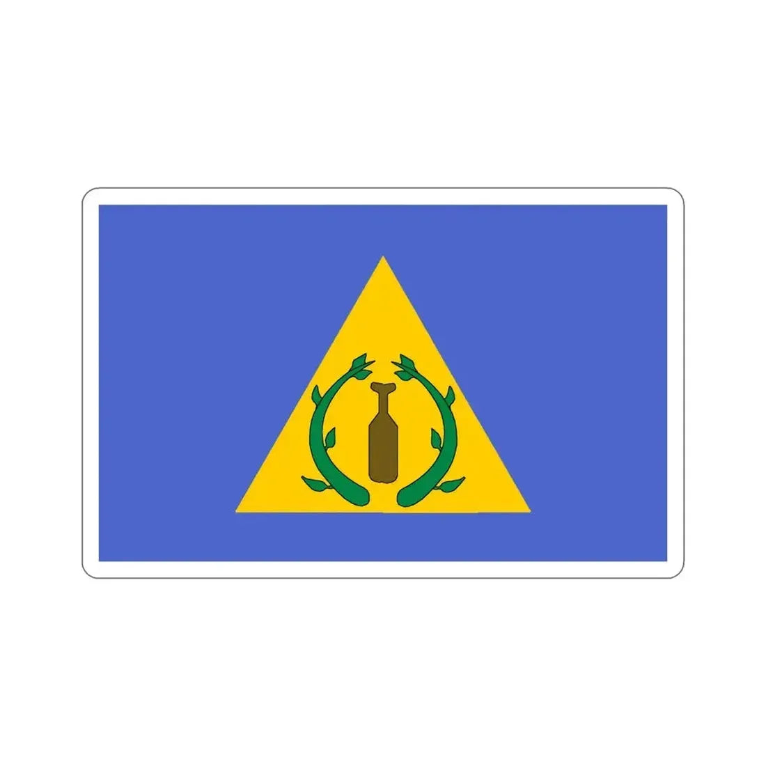 Flag of Kayangel Palau STICKER Vinyl Die-Cut Decal - The Sticker Space