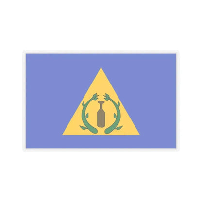 Flag of Kayangel Palau - STICKER Vinyl Kiss-Cut Decal 2 Inch Transparent - The Sticker Space