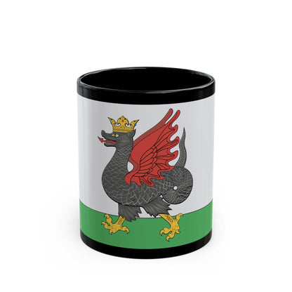 Flag of Kazan Russia - Black Coffee Mug-11oz-The Sticker Space