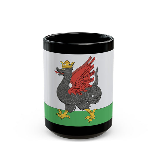 Flag of Kazan Russia - Black Coffee Mug-15oz-The Sticker Space