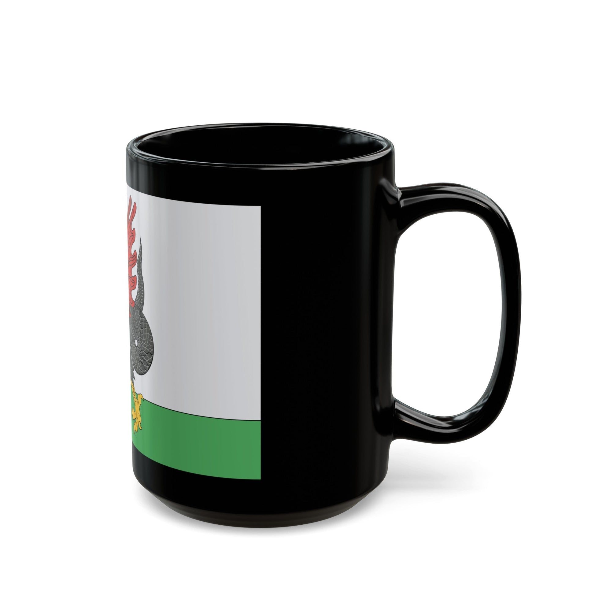 Flag of Kazan Russia - Black Coffee Mug-The Sticker Space