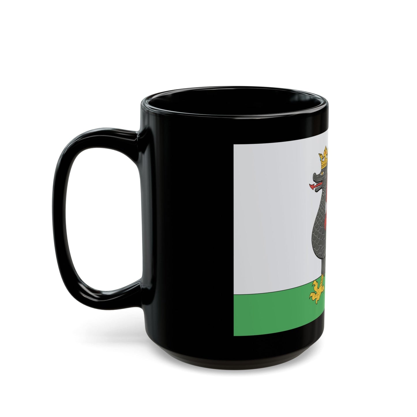 Flag of Kazan Russia - Black Coffee Mug-The Sticker Space