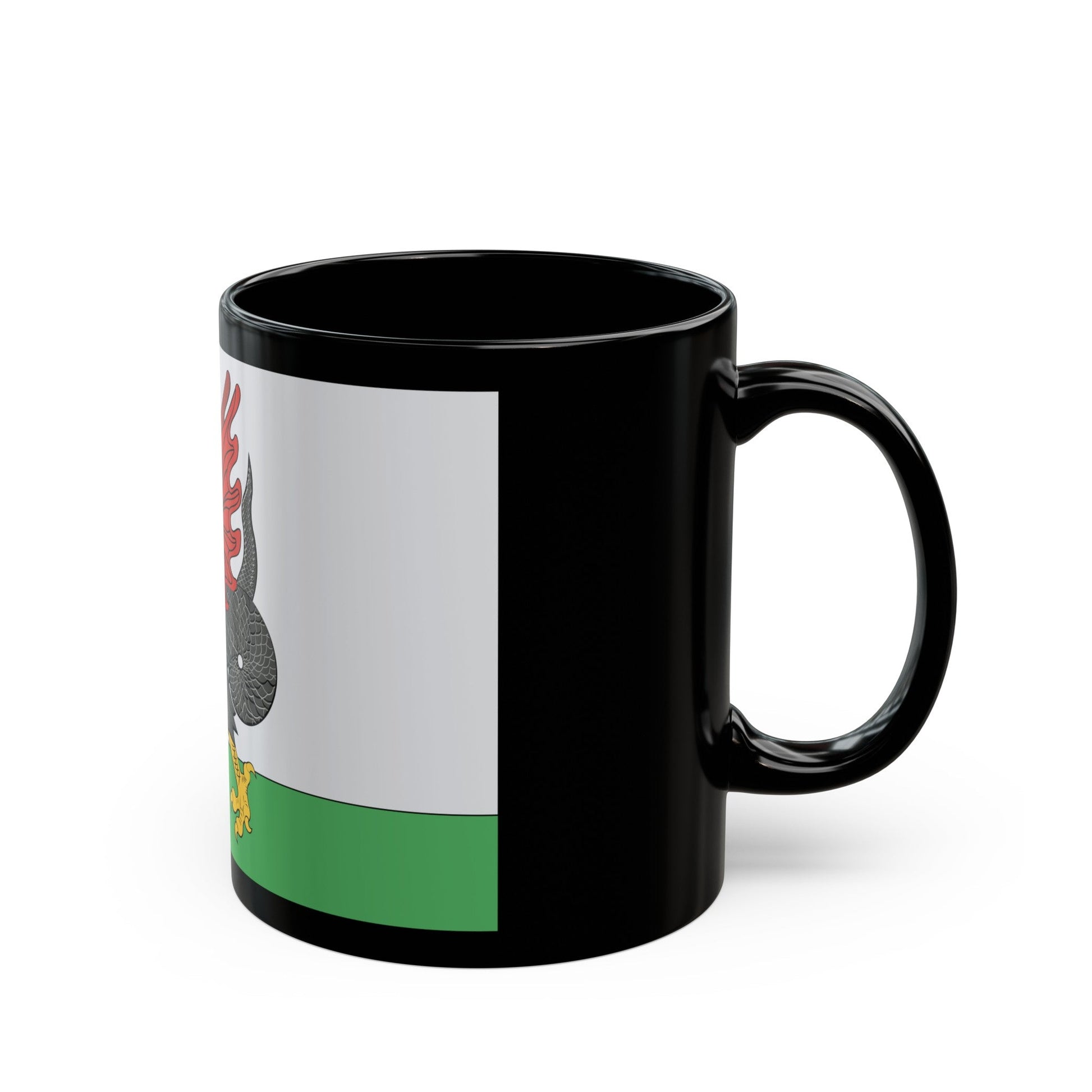 Flag of Kazan Russia - Black Coffee Mug-The Sticker Space