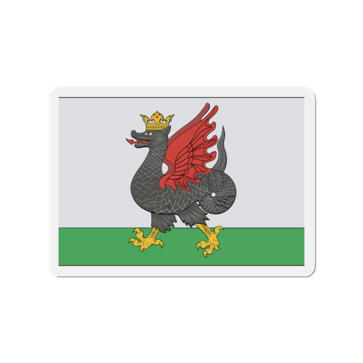 Flag of Kazan Russia - Die-Cut Magnet-2" x 2"-The Sticker Space