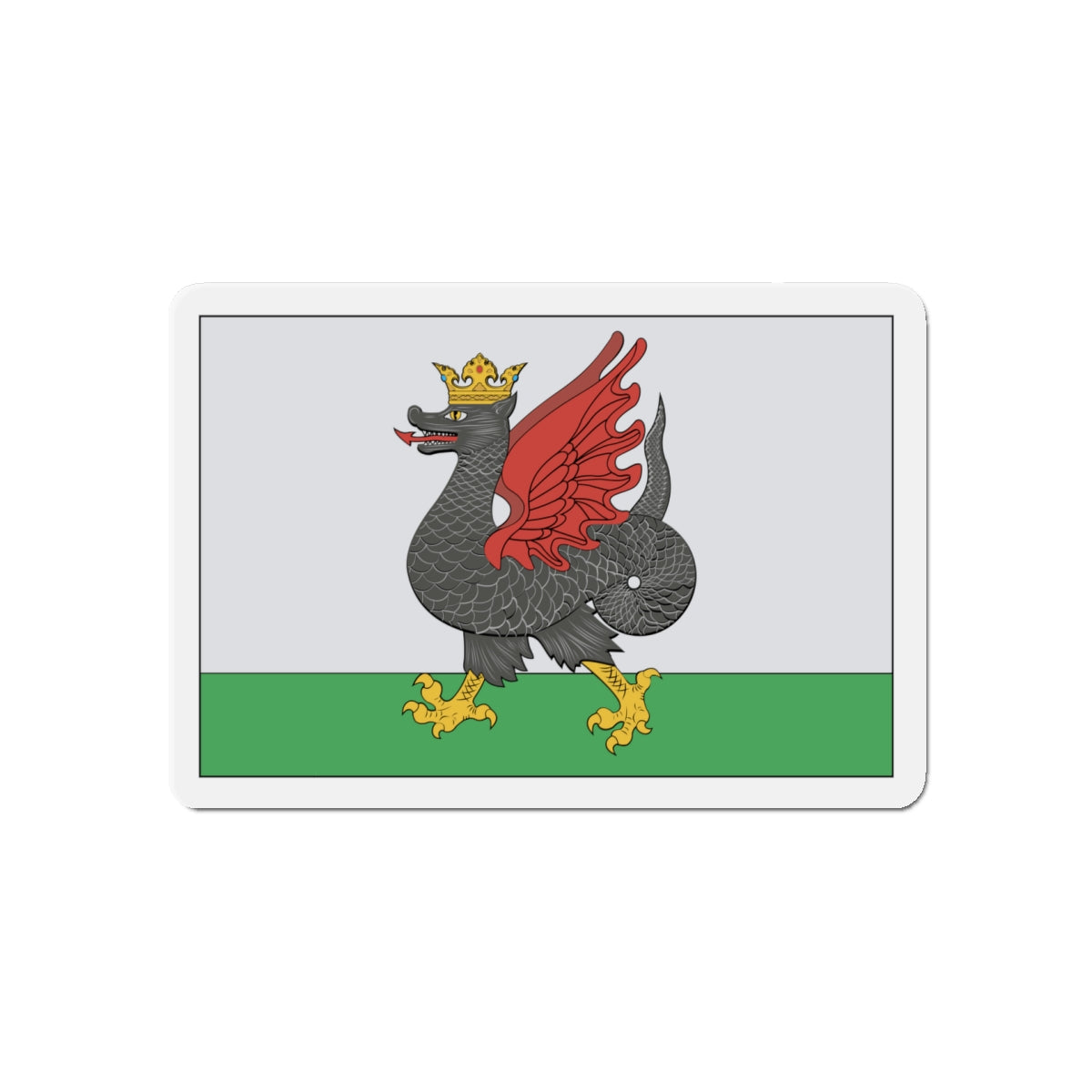 Flag of Kazan Russia - Die-Cut Magnet-5" x 5"-The Sticker Space