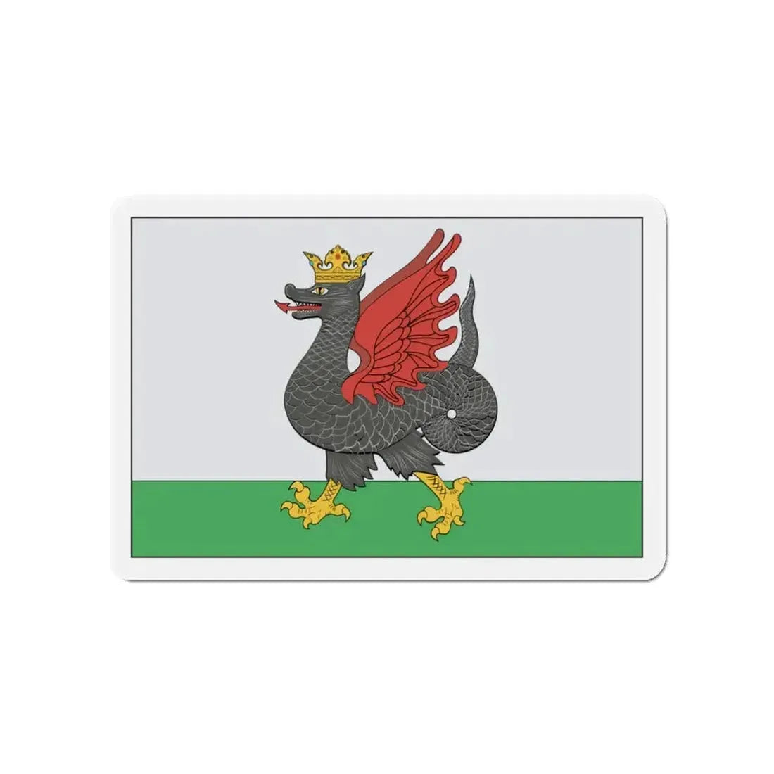 Flag of Kazan Russia - Refrigerator Magnet - The Sticker Space
