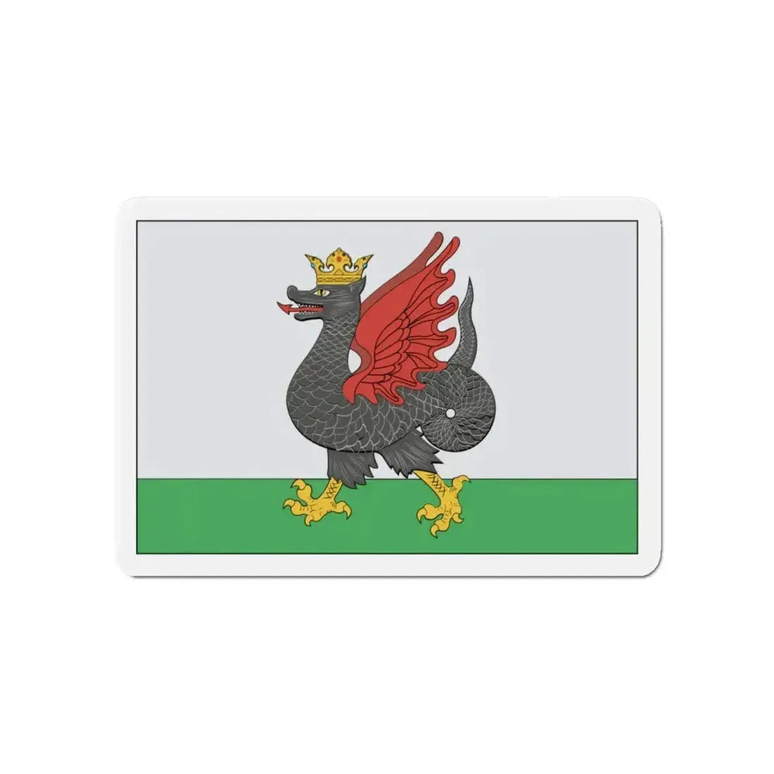 Flag of Kazan Russia - Refrigerator Magnet - The Sticker Space