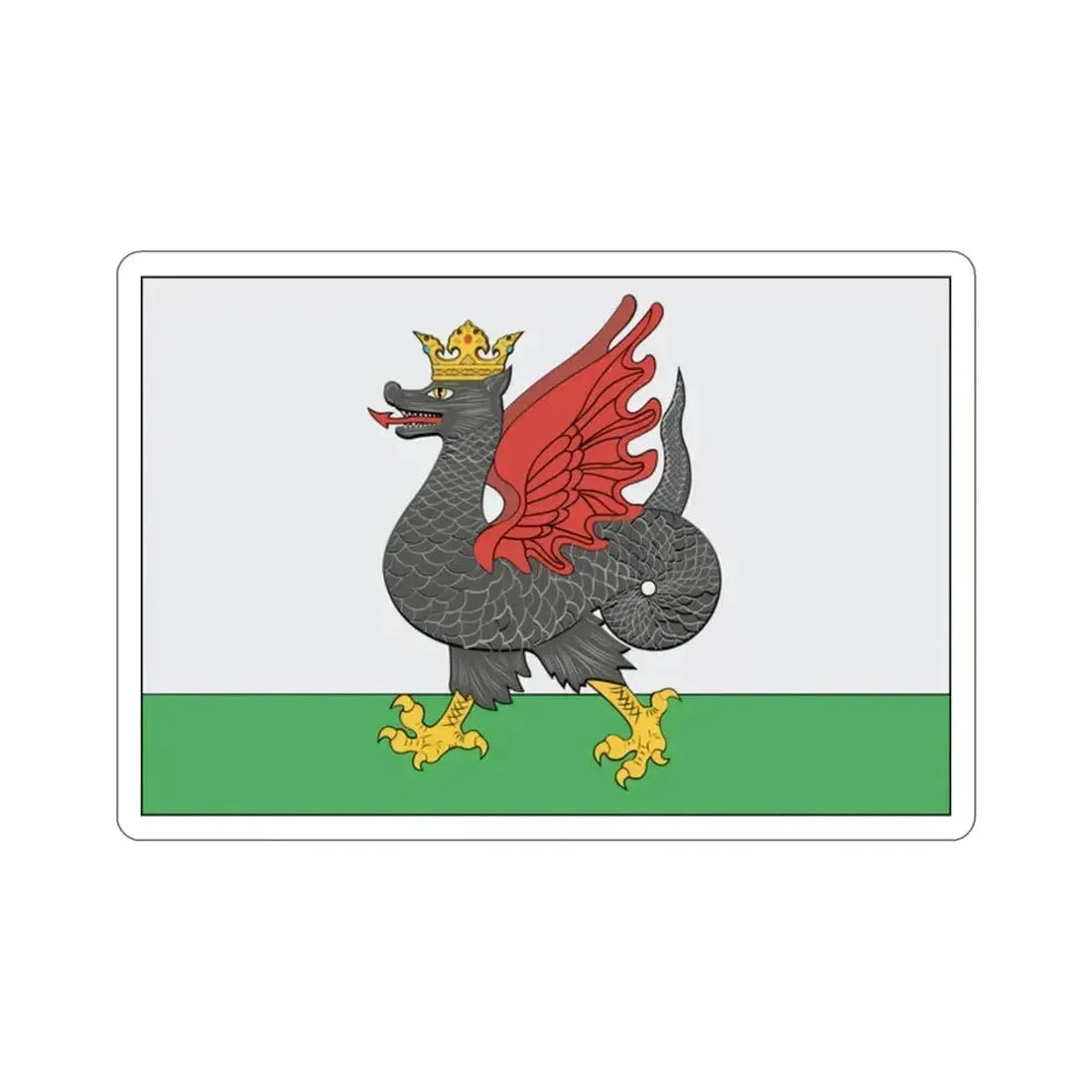 Flag of Kazan Russia STICKER Vinyl Die-Cut Decal 2 Inch - The Sticker Space